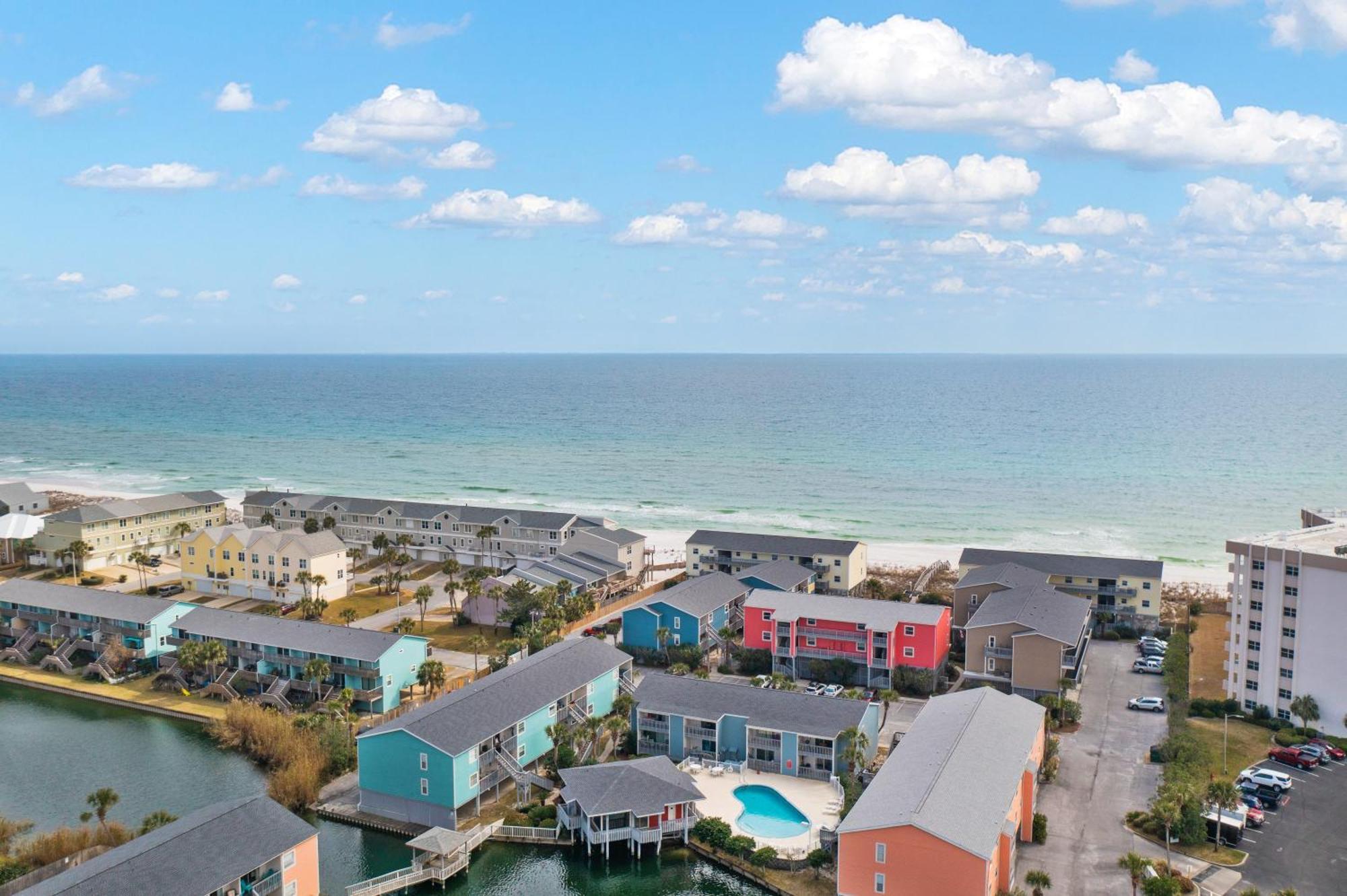 Villas On The Gulf L1- Ocean View Steps To Beach! Пенсакола-Бич Экстерьер фото